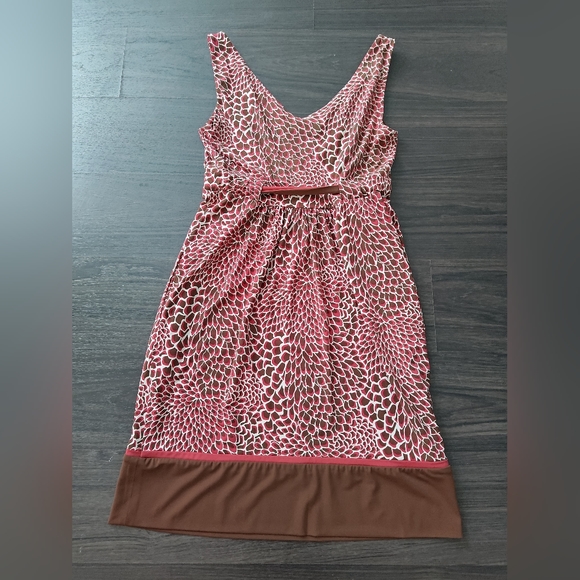 Dress Brown & Pink Small BCBGMaxAzria - Picture 2 of 8